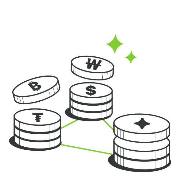 Connect the exchange
Get the maximum fee Cashback